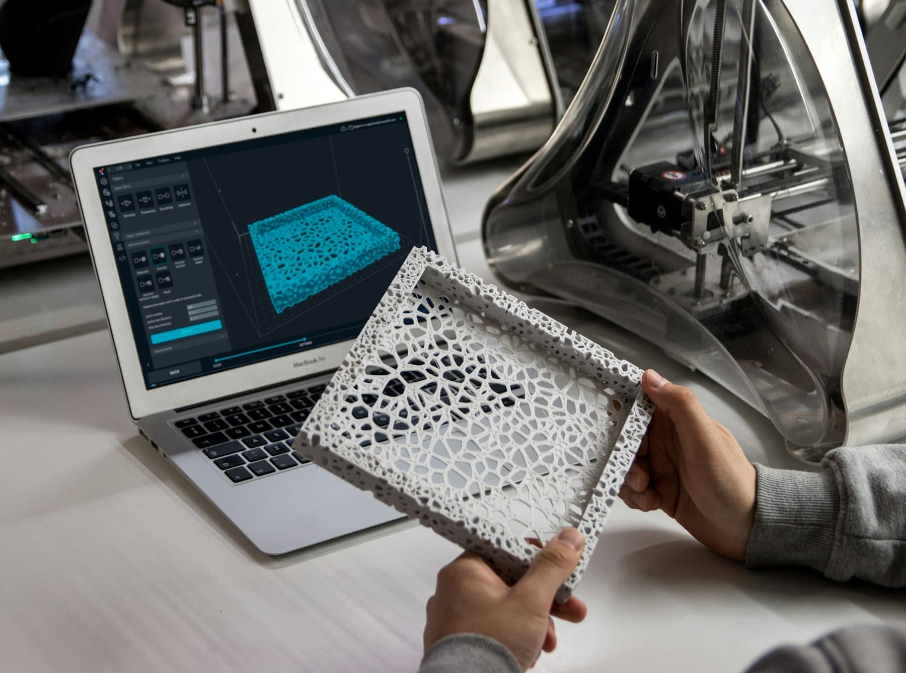 3D baskı ile yeniden üretilmiş bir parça